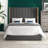 Dipson Upholstered Wingback Bed-1252188078-1252188073