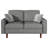 Isata 57.9" Square Arm  Loveseat-592503283