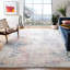 Tapis ivoire / bleu Sachiko-128186170