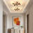 Hannah-Jayne 6 - Light 16.54" Sputnik Modern Linear Flush Mount-709078469-690122719