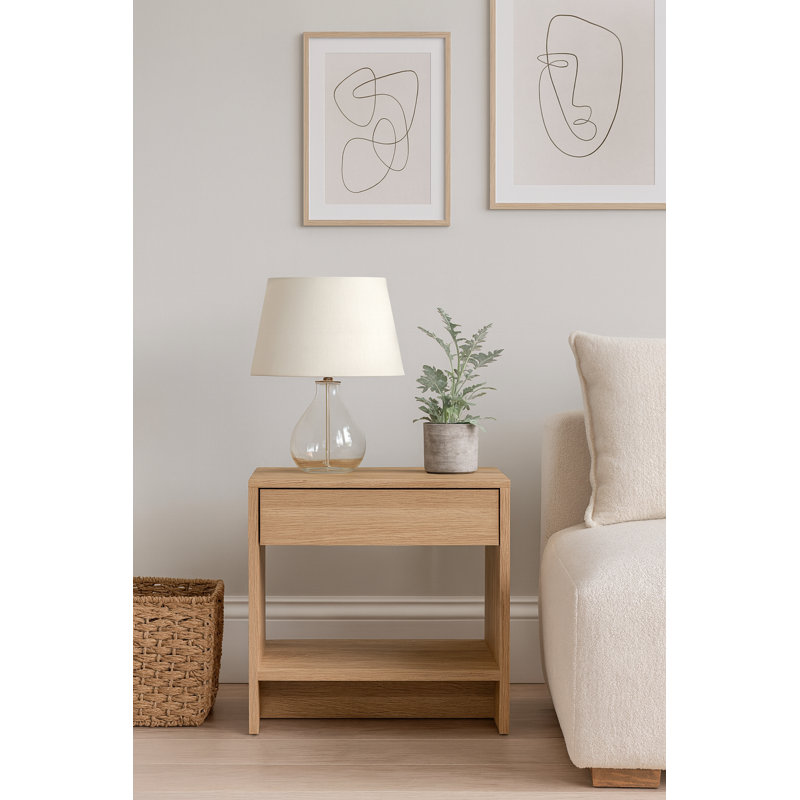 Traditional Linen Fabric Drum Shade for Pendant & Lampshade, Cream, 19cm H x 30cm W x 30cm D