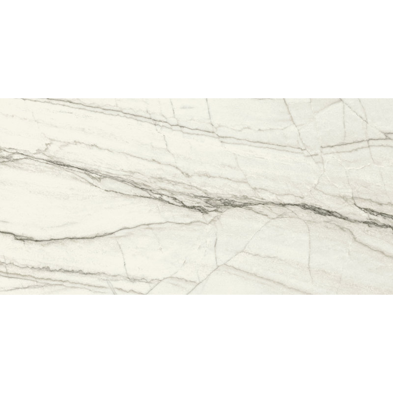 Carreau de mur et plancher en porcelaine blanche mat JEM Forte (24 po x 48 po)