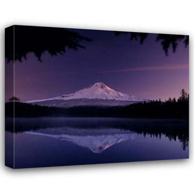 «Red Barrel Studio® Leahy, Ike», reproduction d'art sur toile tendue: Trillium Lake