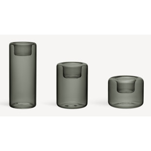 Happy 7.09'' H Tabletop Votive Holder