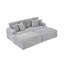 Canapé modulaire rembourré 4 pièces 88,58 po Eugenja-927079457