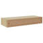 2 tablettes murales en chêne et blanc 60 x 23,5 x 3,9 po vidaXL-1062436842