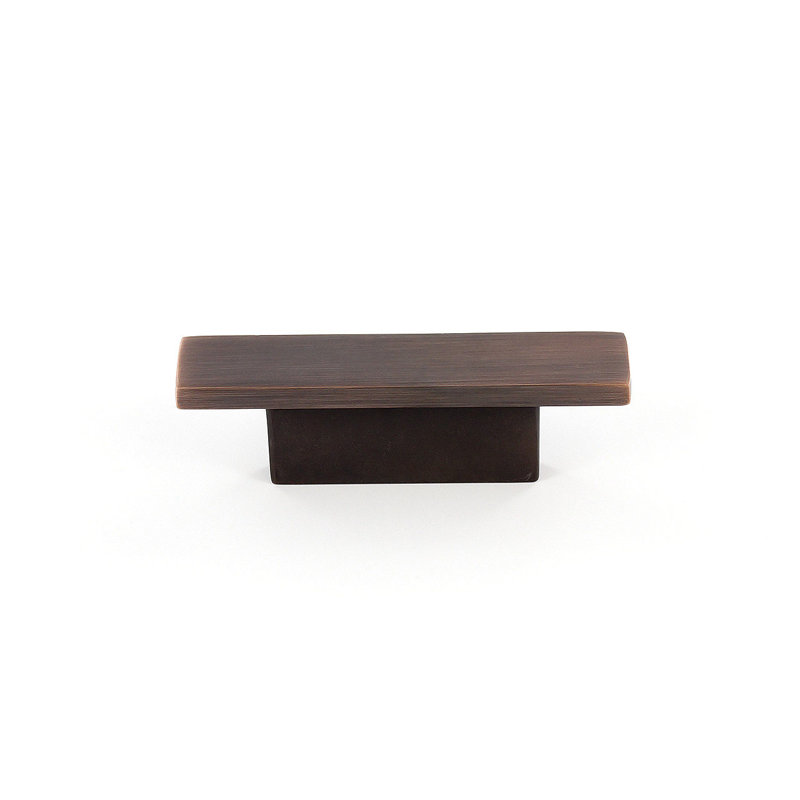 Poignée rectangulaire Expression 2 3/4 po, Bronze huilé et brossé