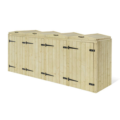 Wooden Bin Store