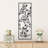 Handmade Decorative Metal Wall Accessory, 12.6 x 35.4 inches | 100% Metal, Thickness: 0.06 inches | Unique Hand-Painted Design, Perfect for Home Decor | Versatile Wall Hanging with Distinctive Color Variations