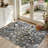 Clear Rock Wall Seamless Stone Brick Abstract Architecture Grunge Structure Machine Washable Indoor Area Rug-129431384