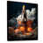 Black Floater Framed