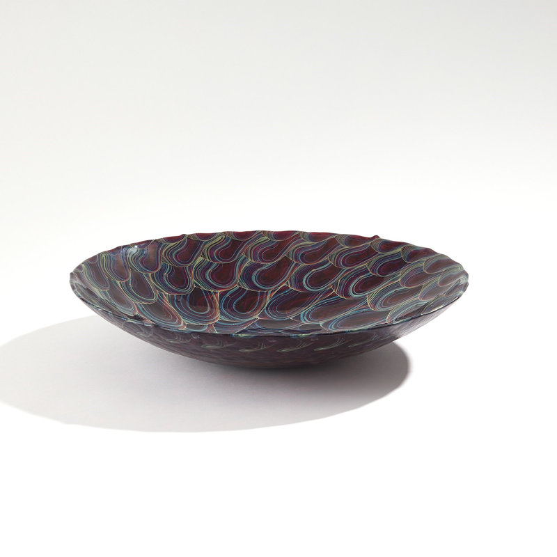 Handmade Glass Decorative Plate