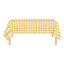 Rectangular Gingham Polyester Tablecloth