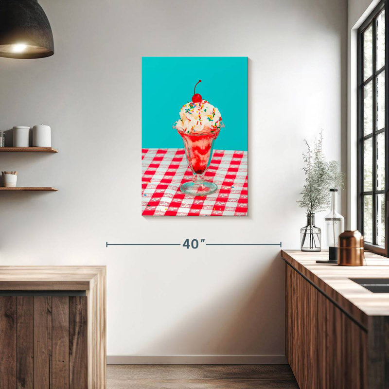 Yarlin Ice Cream Sundae, 36" H x 24" W