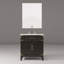 Ensemble de meuble-lavabo simple avec miroir et robinet-506782836