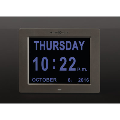 Digital Metal Electric Alarm Tabletop Clock