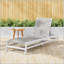 Chaise longue d'extérieur en bois d'acacia durable avec positions réglables pour une détente et un style ultimes-1023555516