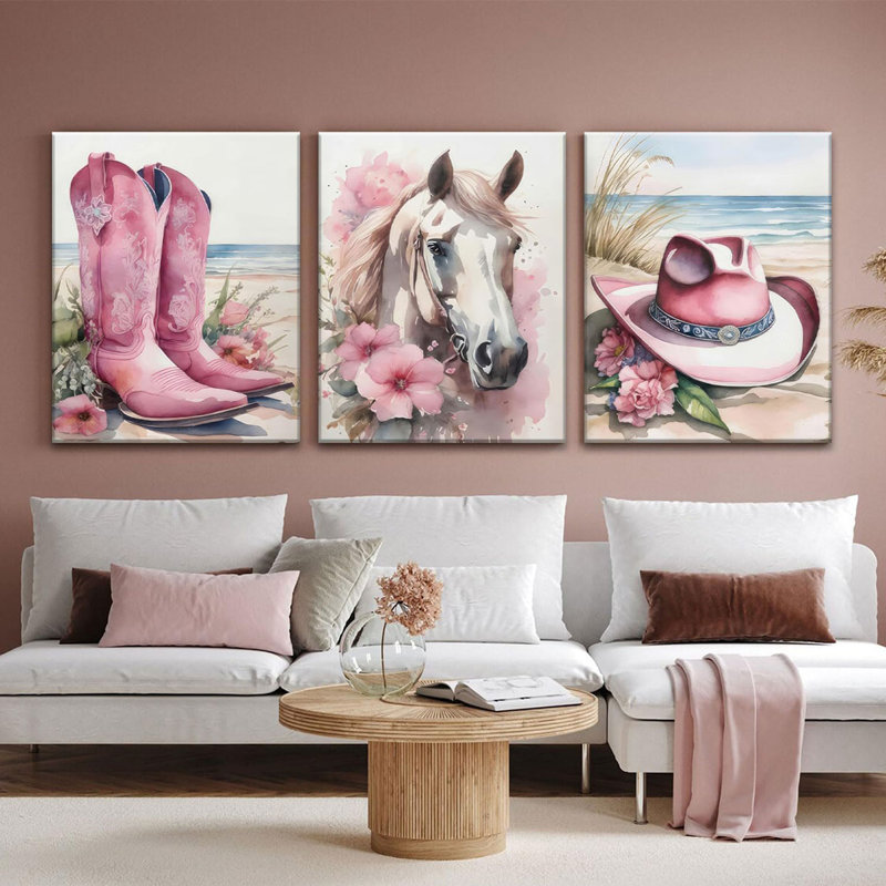3 Piece Wrapped Canvas Wall Art