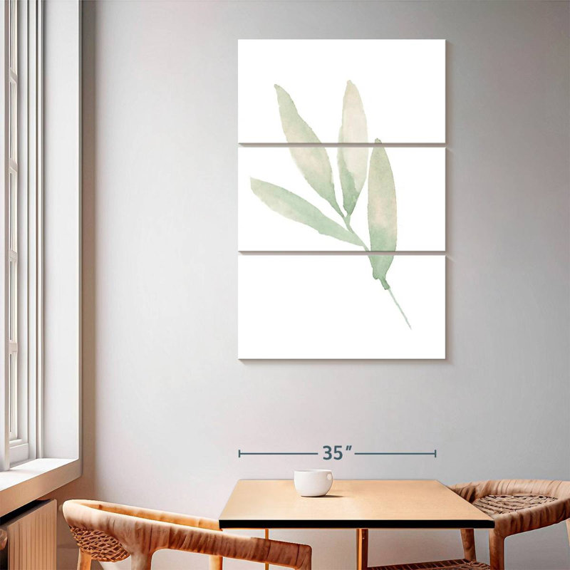 Vert sauge III, 65" H x 42" W