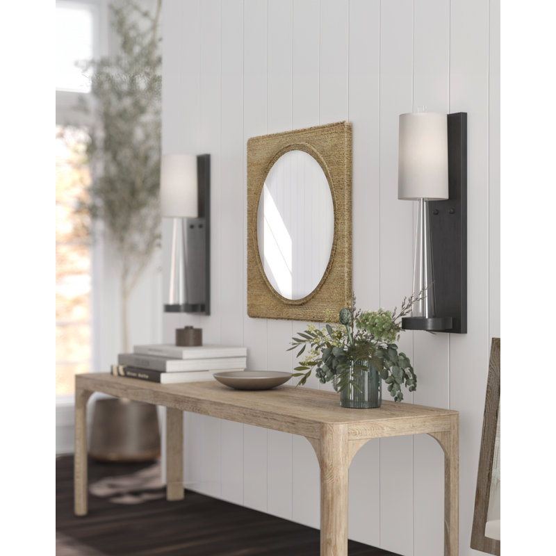 Junia Flush Mounted Sconce, Oil Rubbed Bronze