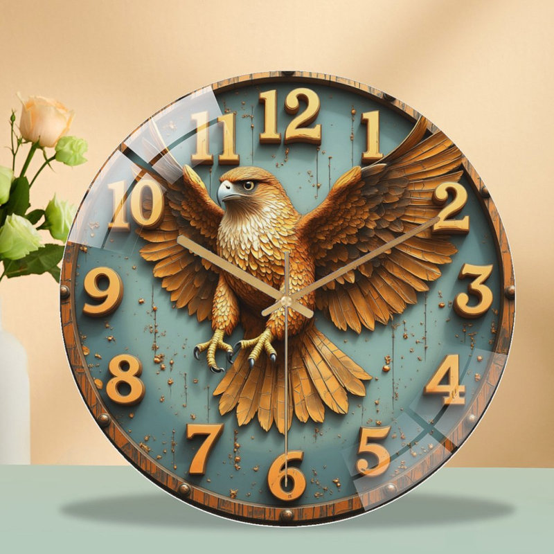 Horloge murale en bois Elegant