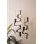 ENSEMBLE DE DEUX Appliques murales bougie en métal ondulé