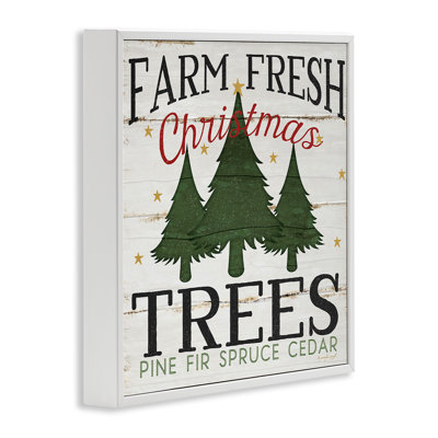 «Farm Fresh Christmas Trees», impression