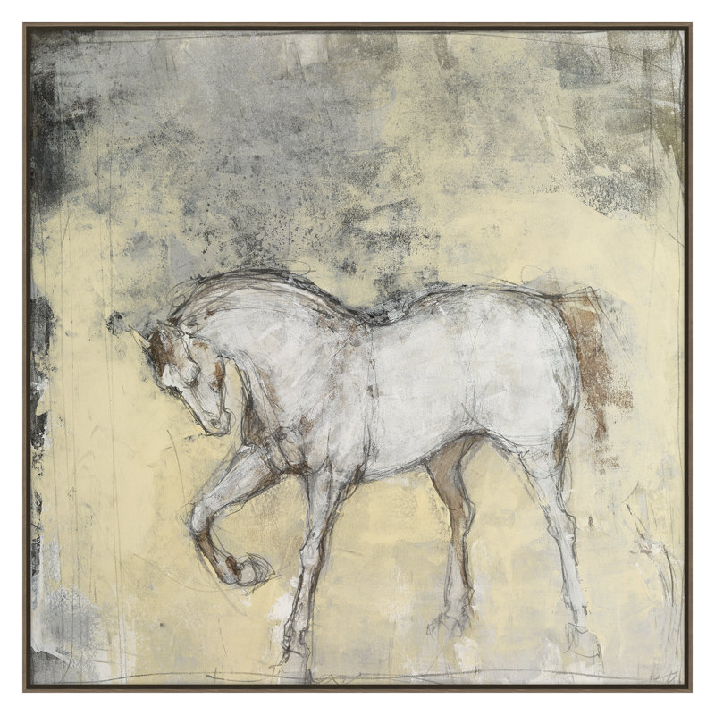 Sketchbooks Series 2 Print by Maeve Harris, Walnut Framed, 36" H x 36" W x 2" D