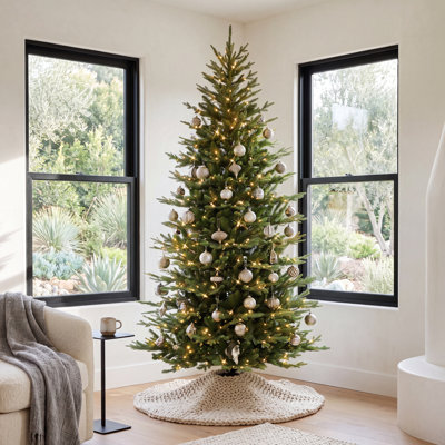 90' Lighted Fir Christmas Tree