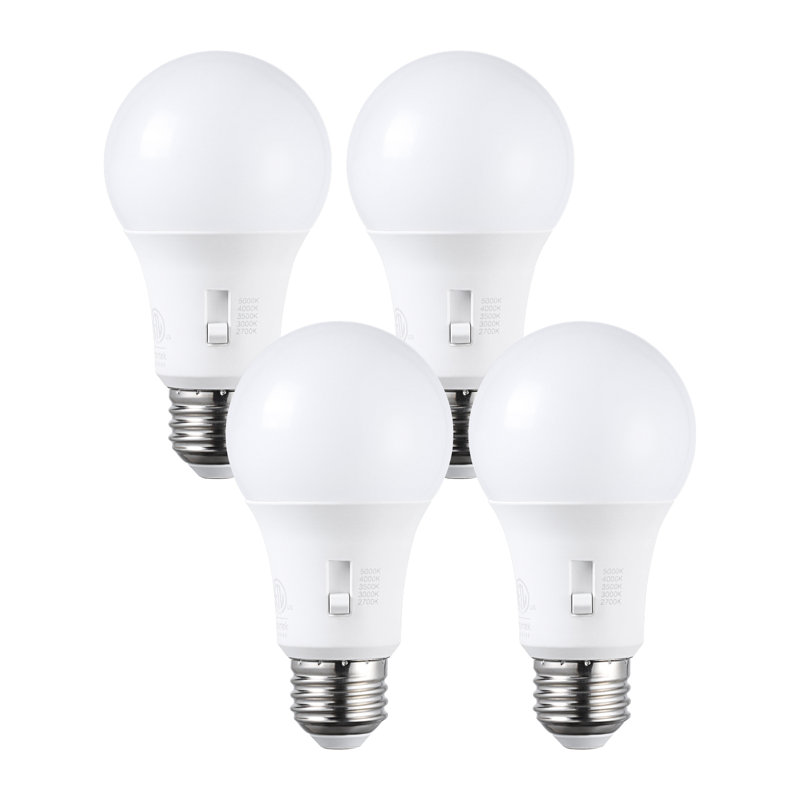 Ampoule DEL A19 5ct, à intensité variable, culot E26, 8 W, 2 700 K / 3 000 K / 3 500 K / 5 000 K / 5 000 K, 800 lm