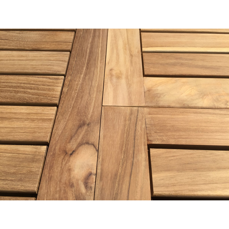 Hagan Rectangular Teak Solid Wood Extendable Outdoor with Umbrella Hole Dining Table 100 cm D, 74cm H x 160cm L x 100cm W
