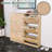Rattan 3 Tier Shoe Storage