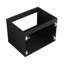 Meuble-lavabo 24 po noir Lavabo en céramique et porte à fermeture en douceur. Moderne. Contreplaqué. Espace généreux pour les accessoires de fixation murale. Évier. Ample