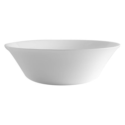 White Moon Glass Serving Bowls - 27cm