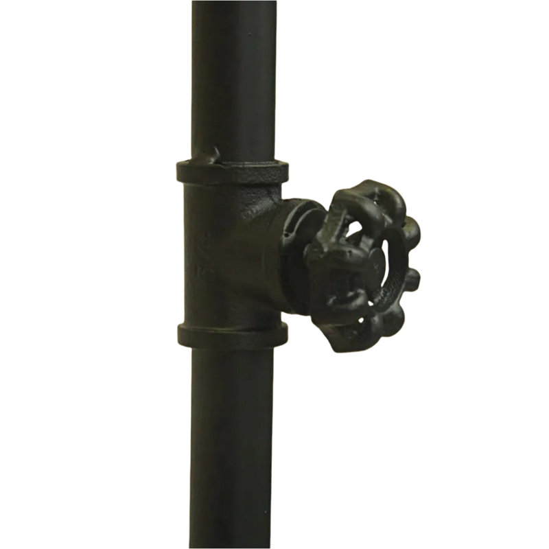 Portemanteau industriel sur roulettes, support à vêtements roulant avec tablettes à panneaux en bois massif, support à vêtements robuste, présentoir à vêtements pour chambre à coucher, salon