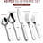40 Pack Silverware Set for 8, Balanced Weight Stainless Steel Flatware Set