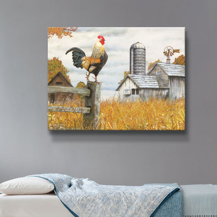 " Down On The Farm II " by Ed Wargo, Wrapped Canvas, 18" H x 24" W x 2" D