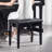 Duet Piano Keyboard Bench Storage Padded Chair Wooden Vanity Bookcase Stool-1088949792