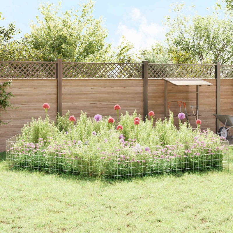 Galvanised Steel Fencing Kits, 50cm H x 55cm W