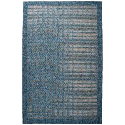 Tapis bleu moderne Wallaston