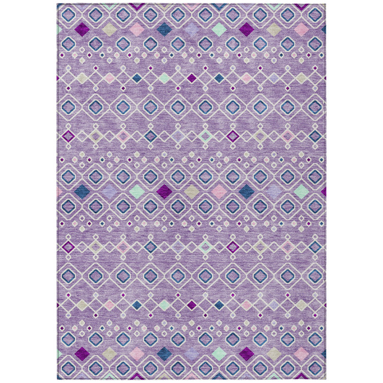 Aleighna Area Rug with Non-Slip Backing