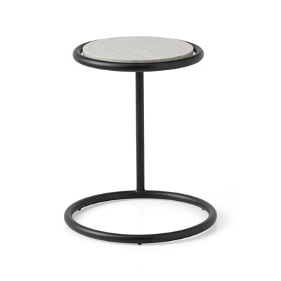 Kangoo Round End Table with Wooden Top