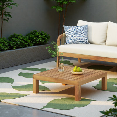 Table basse, teck