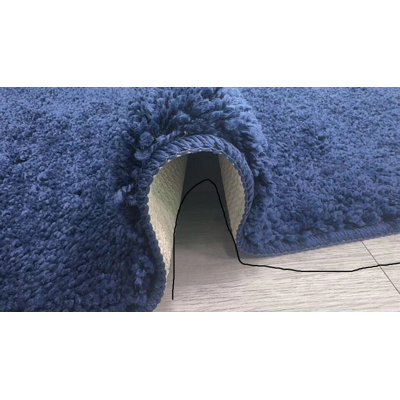 Solid Colour Shag Area Rug