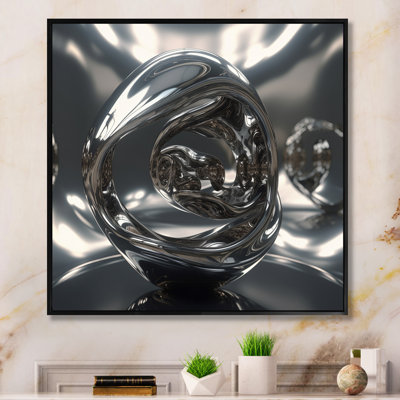 Impression sur toile Quantum Infinity Futuristic 3D I