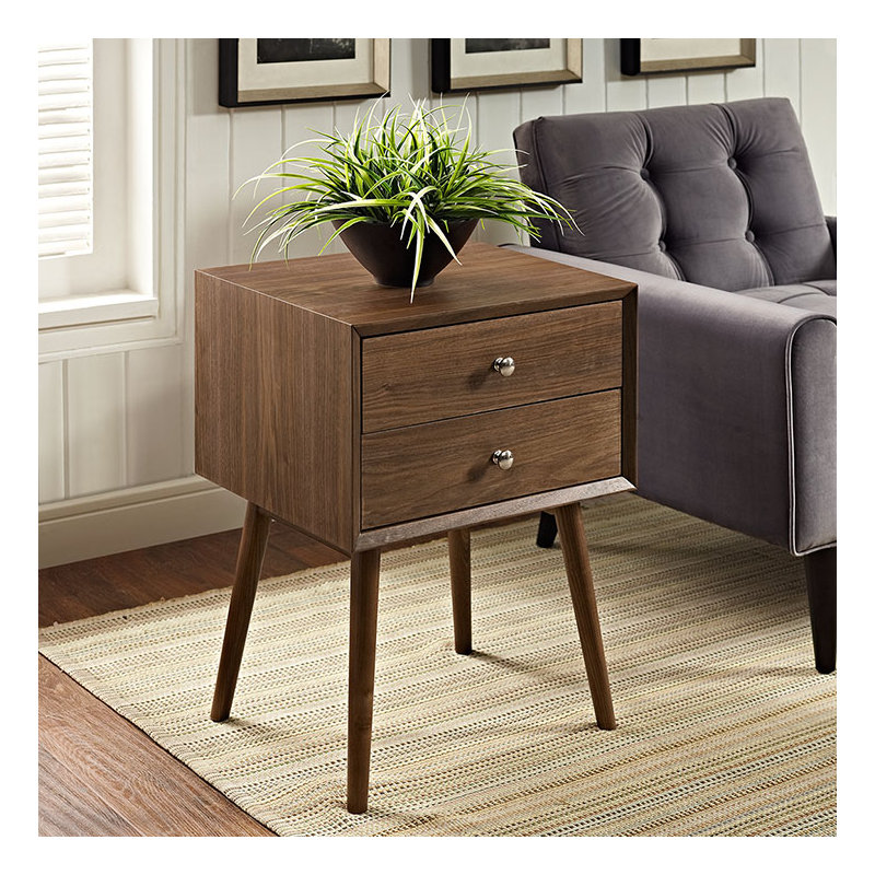 Table de chevet Dispatch, Noyer
