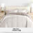 7-Piece Reversible Bedding Bundle - Solid Comforter and Patterned Sheet Set-99311800-99311803
