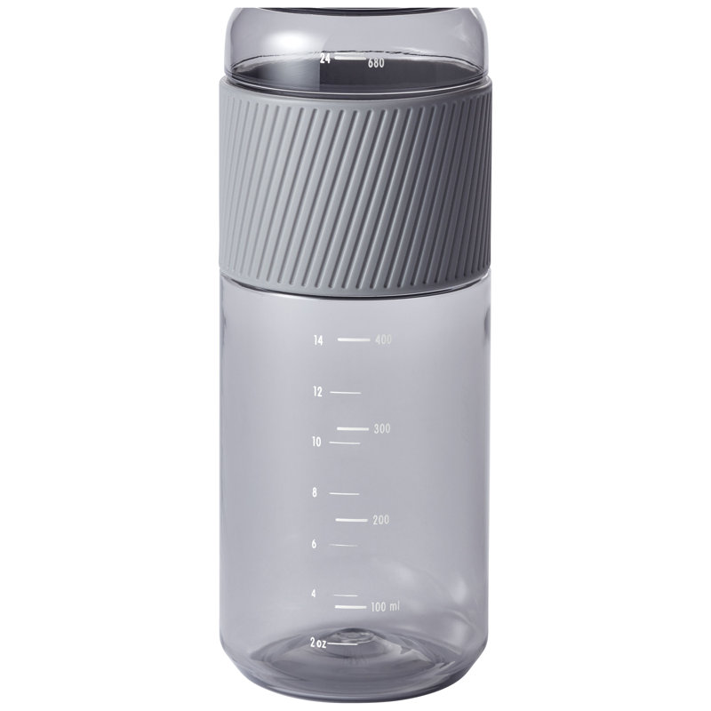 Tritan Plastic Water Bottle, Gray