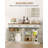Coffee Bar Cabinet with Drawer, 55.1" Buffet Cabinet with Storage, Modern Farmhouse Sideboard Cabinets with Doors & Adjustable Shelves, Kitchen Storage Cabinets for Dining Room, White Brown-435088381