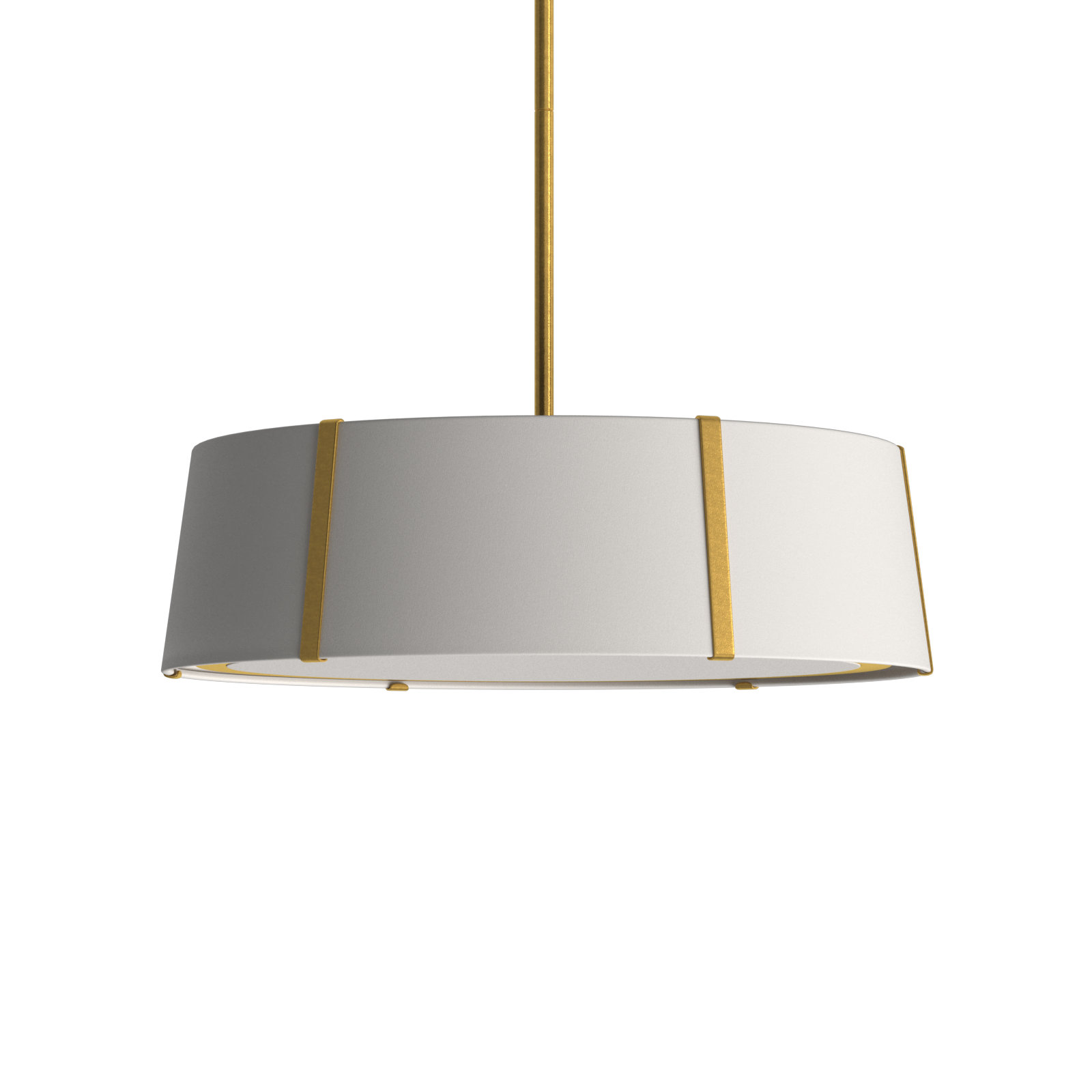 Marietta 6 - Light Dimmable Drum Chandelier, Antique Gold